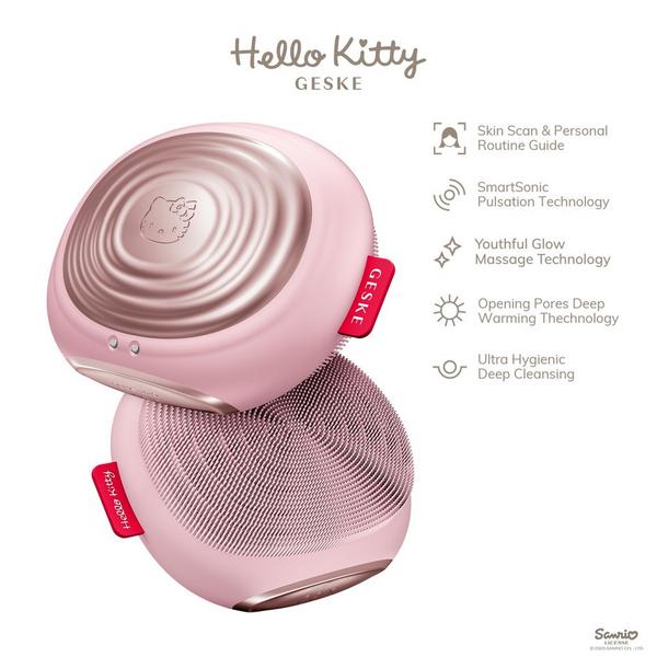 Geske Hello Kitty SmartAppGuided Sonic Thermo Facial Brush | 5 in 1 #4