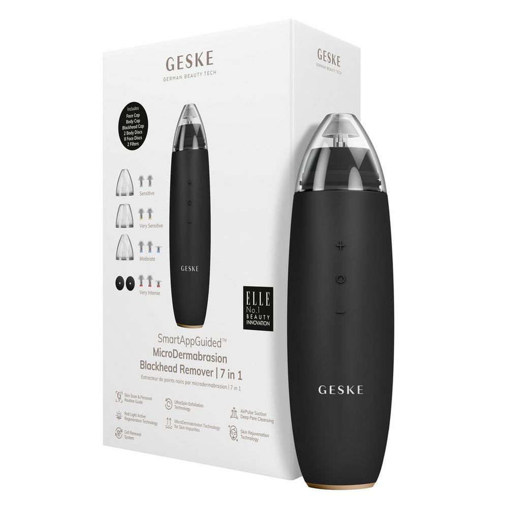 Geske Smartappguided Microdermabrasion Blackhead Remover | 7 In 1 - Gray In Gray