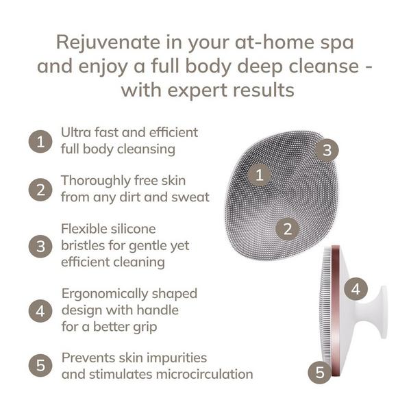Geske SmartAppGuided Body Brush with Metal Ring | 4 in 1 #2
