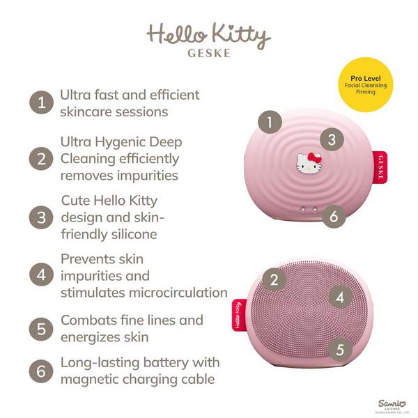 Geske Hello Kitty SmartAppGuided Sonic Facial Brush | 4 in 1 #2