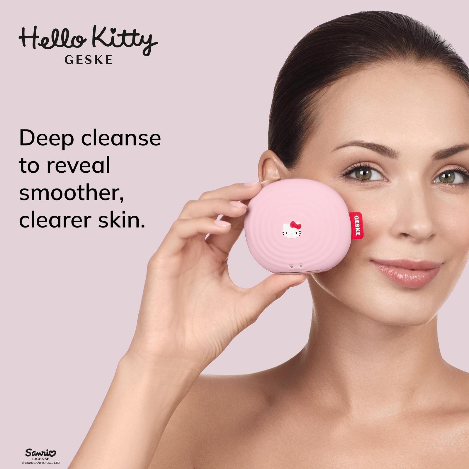 Hello Kitty SmartAppGuided Sonic Facial Brush | 4 in 1 - Hello Kitty Pink