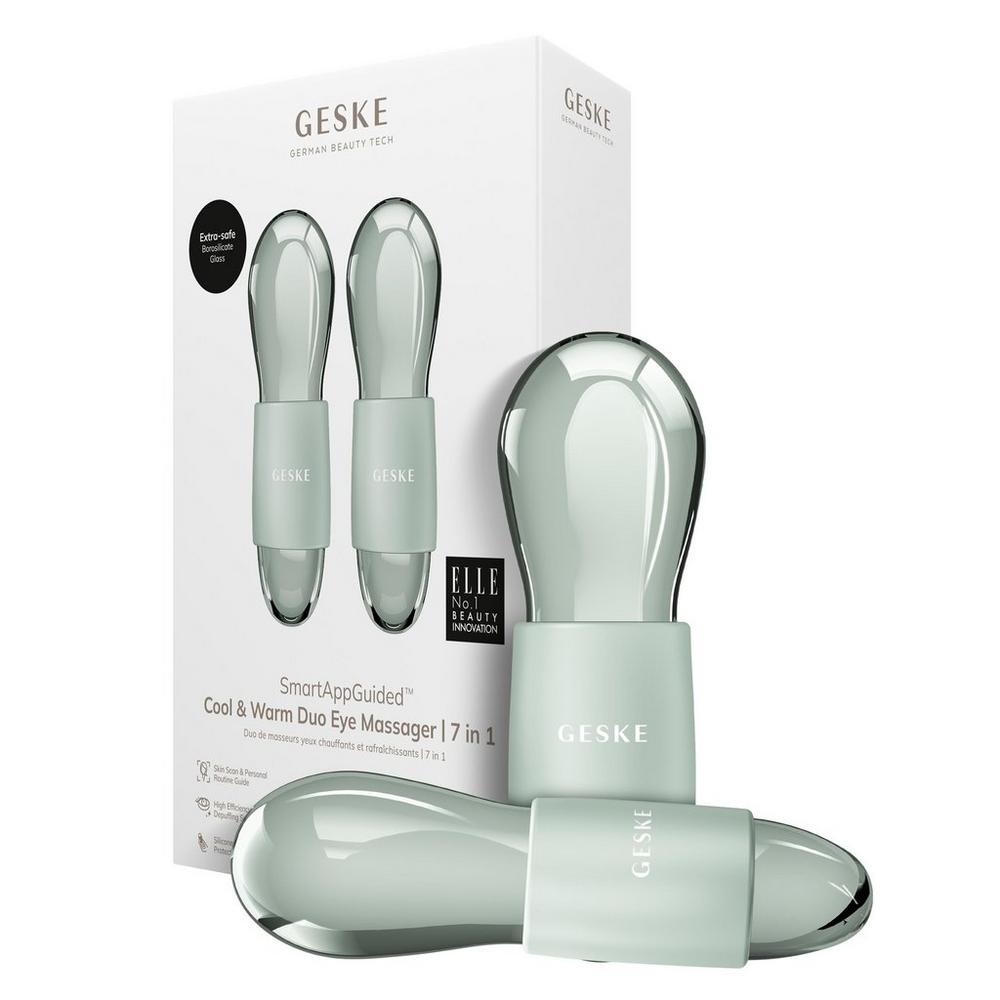 Geske Smartappguided Cool & Warm Duo Eye Massager | 7 In 1 - Green