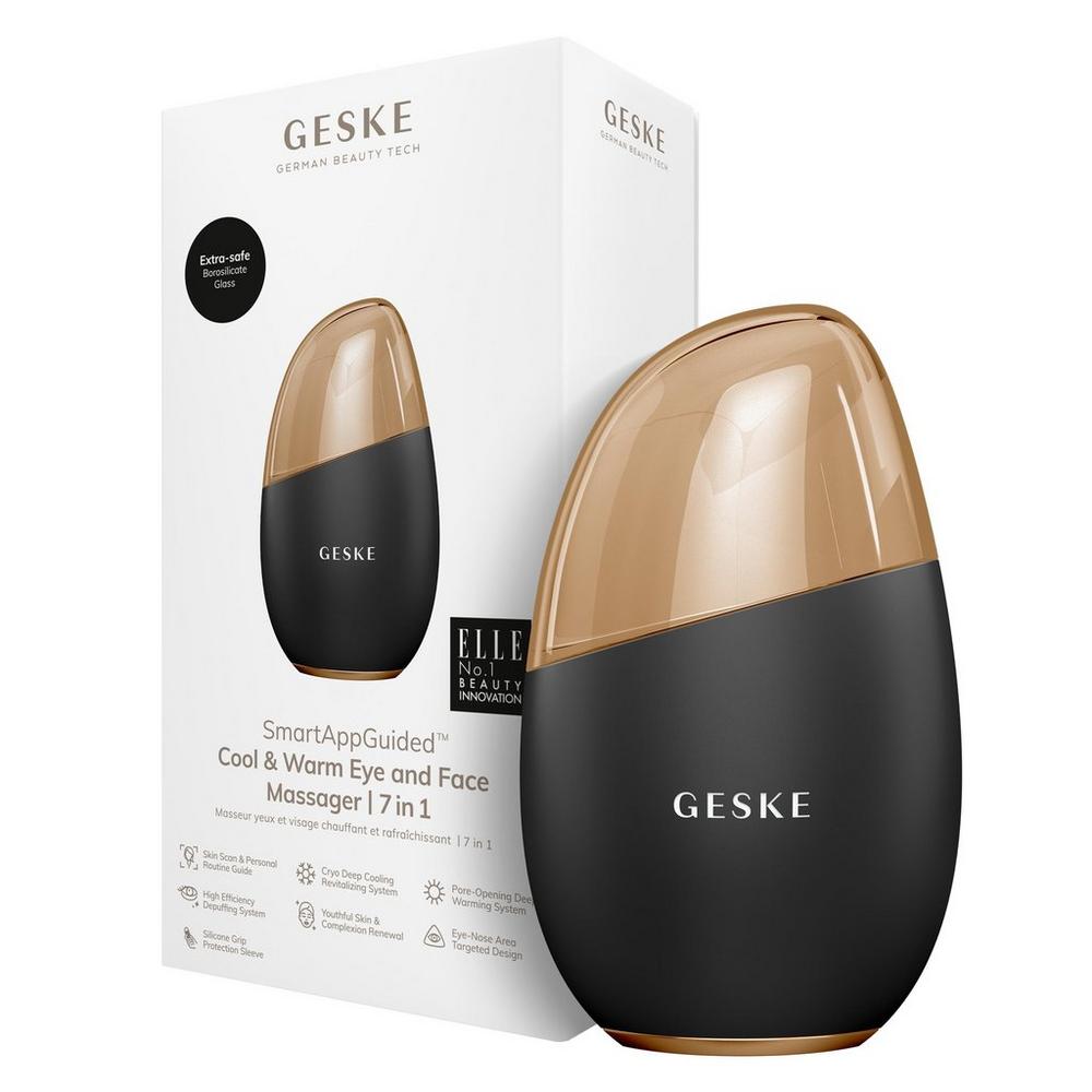 Geske Smartappguided Cool & Warm Eye & Face Massager | 7 In 1 - Green