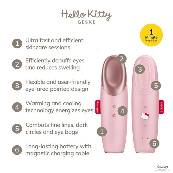Geske Hello Kitty SmartAppGuided Warm & Cool Eye Energizer | 6 in 1 #2