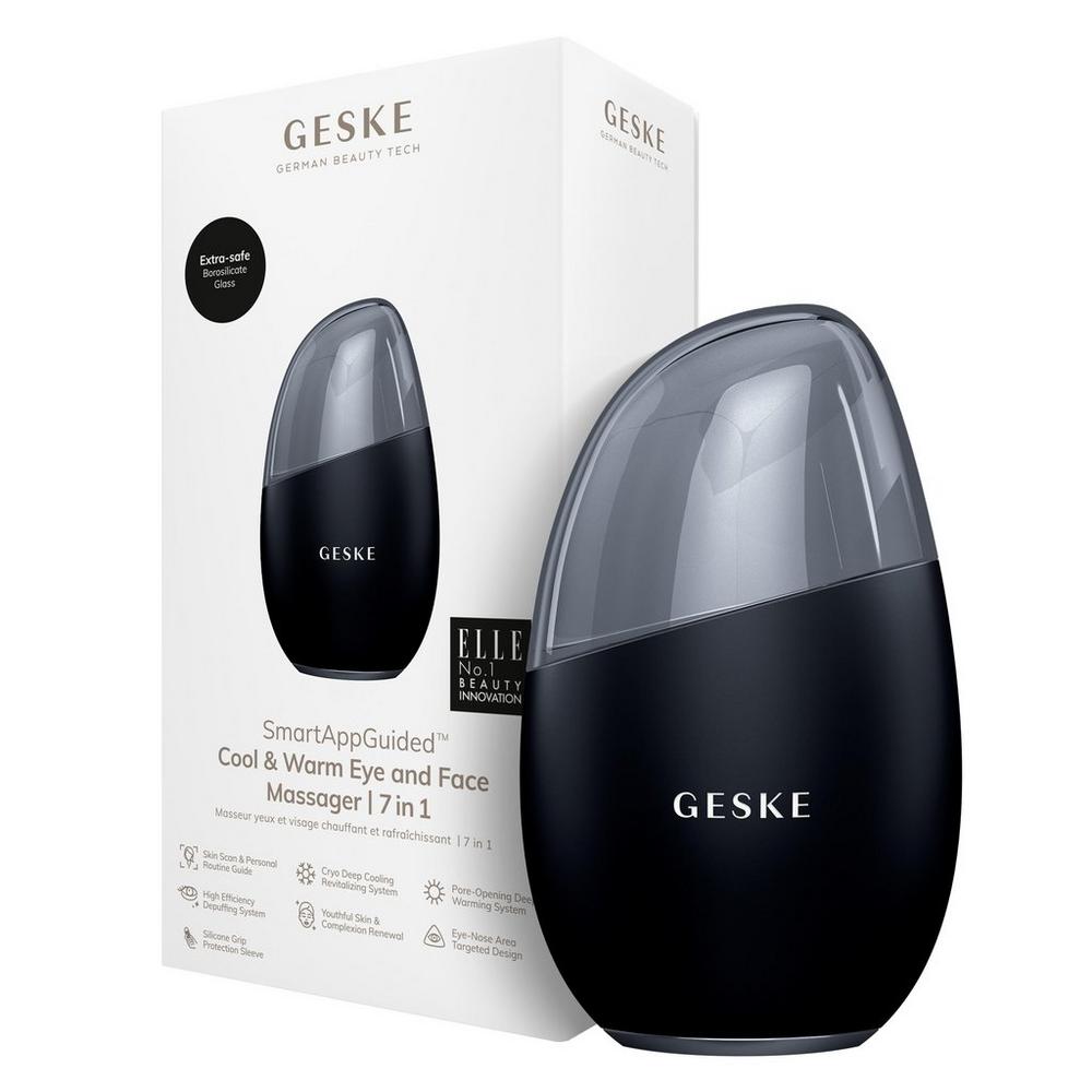 Geske Smartappguided Cool & Warm Eye & Face Massager | 7 In 1 - Gray