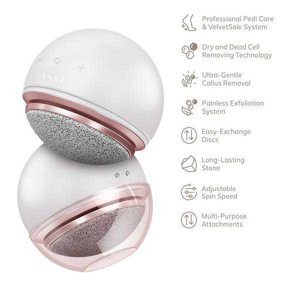 Geske SmartAppGuided Electric Pumice Foot Smoothing Spinning Sphere | 8 in 1 #2