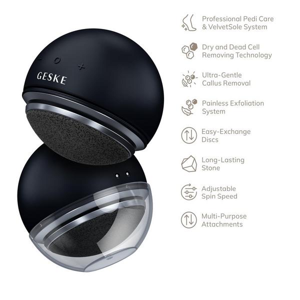Geske SmartAppGuided Electric Pumice Foot Smoothing Spinning Sphere | 8 in 1 #4