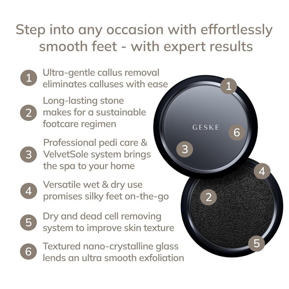 SmartAppGuided Dual Foot Smoothener | 8 in 1 - Black