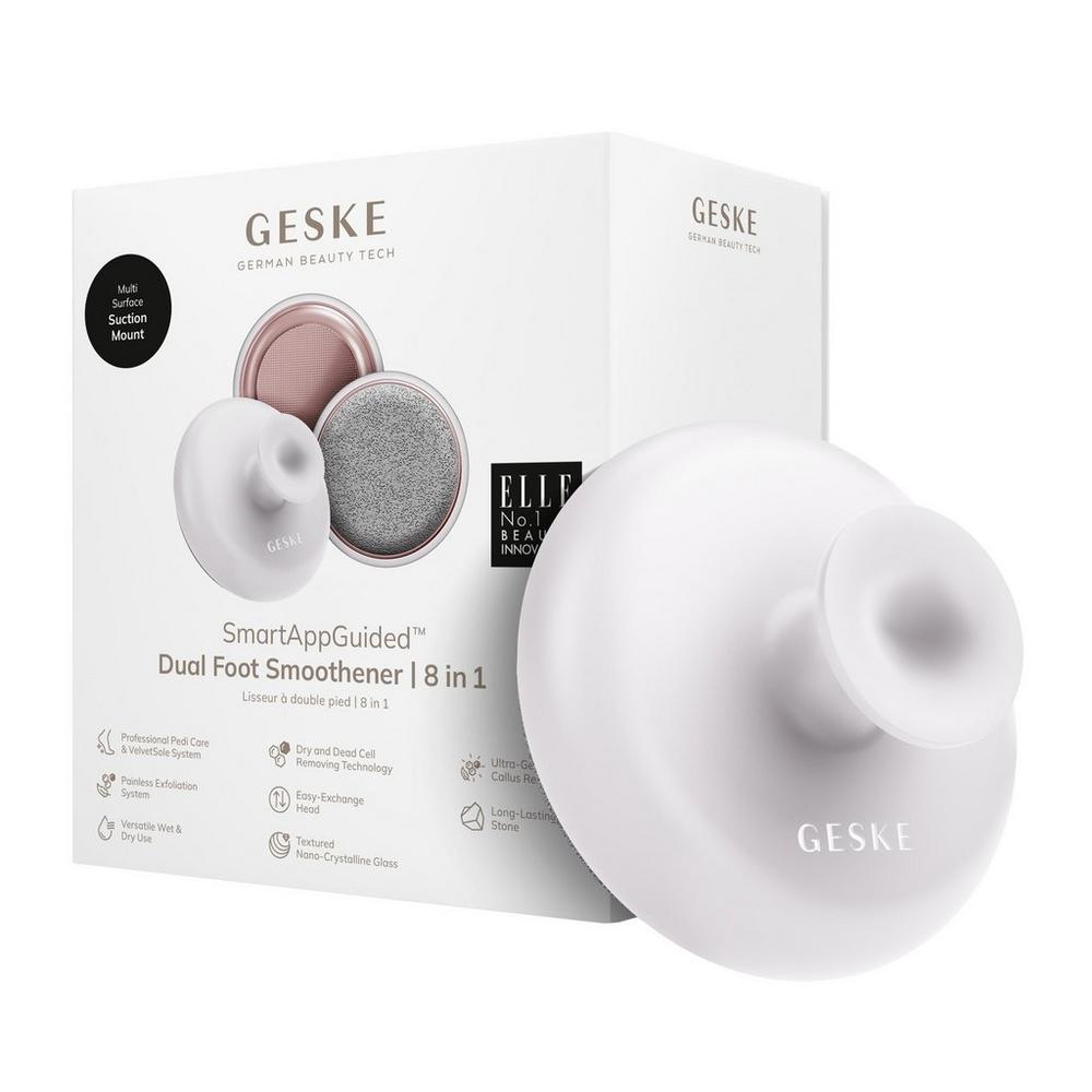 Geske Smartappguided Dual Foot Smoothener | 9 In 1 - Starlight In Silver