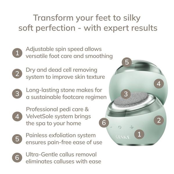 Geske SmartAppGuided Electric Pumice Foot Smoothing Spinner | 8 in 1 #2