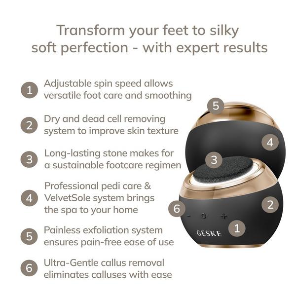 Geske SmartAppGuided Electric Pumice Foot Smoothing Spinner | 8 in 1 #2