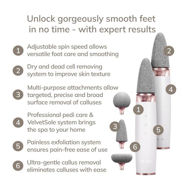 Geske SmartAppGuided Electric Pumice Foot Smoothing Multi-Pen | 8 in 1 #2