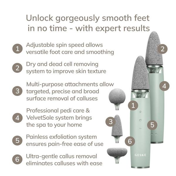 Geske SmartAppGuided Electric Pumice Foot Smoothing Multi-Pen | 8 in 1 #2