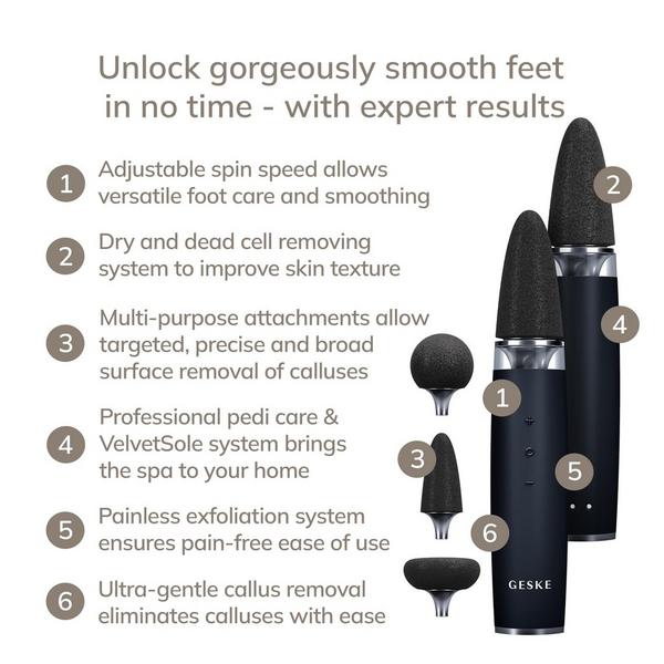 Geske SmartAppGuided Electric Pumice Foot Smoothing Multi-Pen | 8 in 1 #2