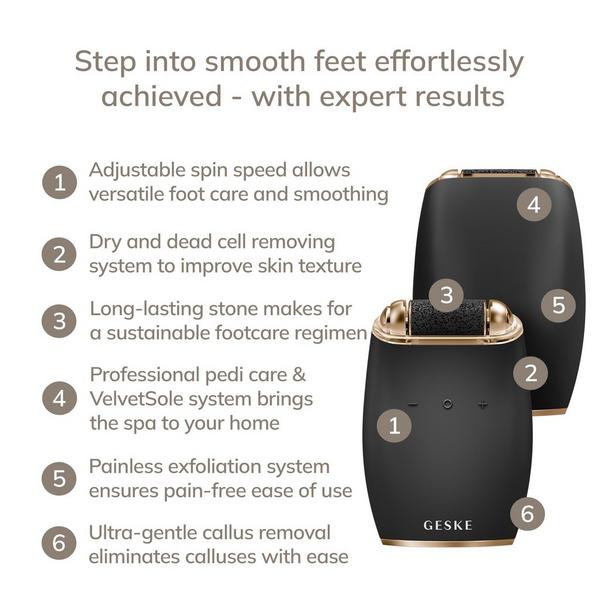 Geske SmartAppGuided Electric Pumice Foot Smoothing Roller | 7 in 1 #2