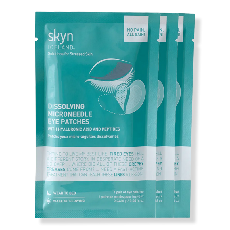 dissolving glutathione eye patches Skyn Iceland - 3-pack Dissolving Microneedle Eye Patches