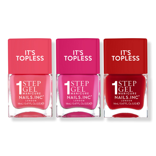 Nails Inc. - It's Topless Reds 1-Step Gel-Like Manicure Nail