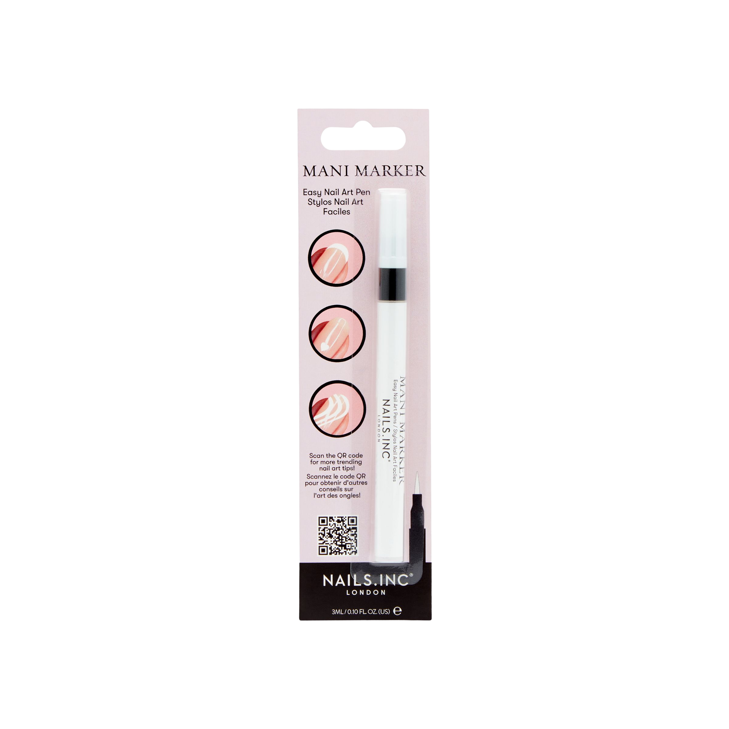 Nails Inc. Mani Marker Bright White Easy Nail Art Pen #1