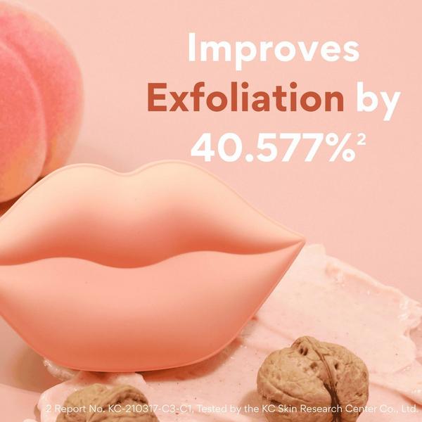 KOCOSTAR Peach Duoduo Lip Scrub & Lip Balm Set #5