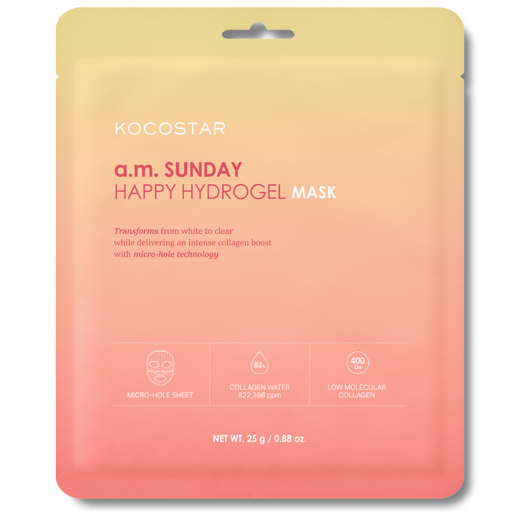 KOCOSTAR a.m. Sunday Happy Hydrogel Mask #1