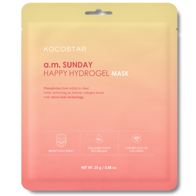 KOCOSTAR a.m. Sunday Happy Hydrogel Mask