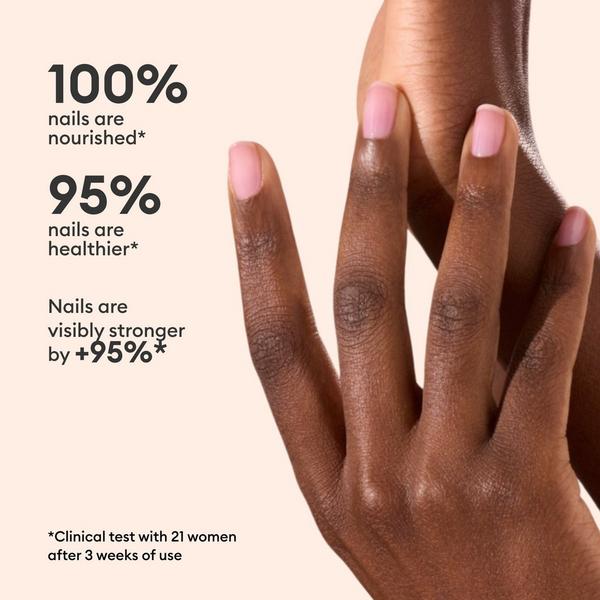 Manucurist Active Glow Cranberry Nail Polish for a Coral Gloss finish, Nail Strengthener and Growth #8