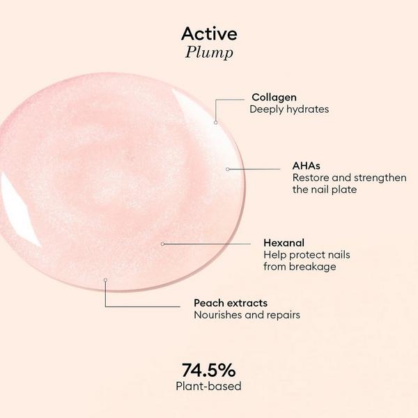 Manucurist Active Plump Collagen-Infused Nail Polish for a Pearly Baby Pink finish #6