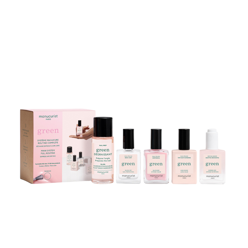 Manucurist - Green Non-Toxic Quick Dry Nail Polish Routine with