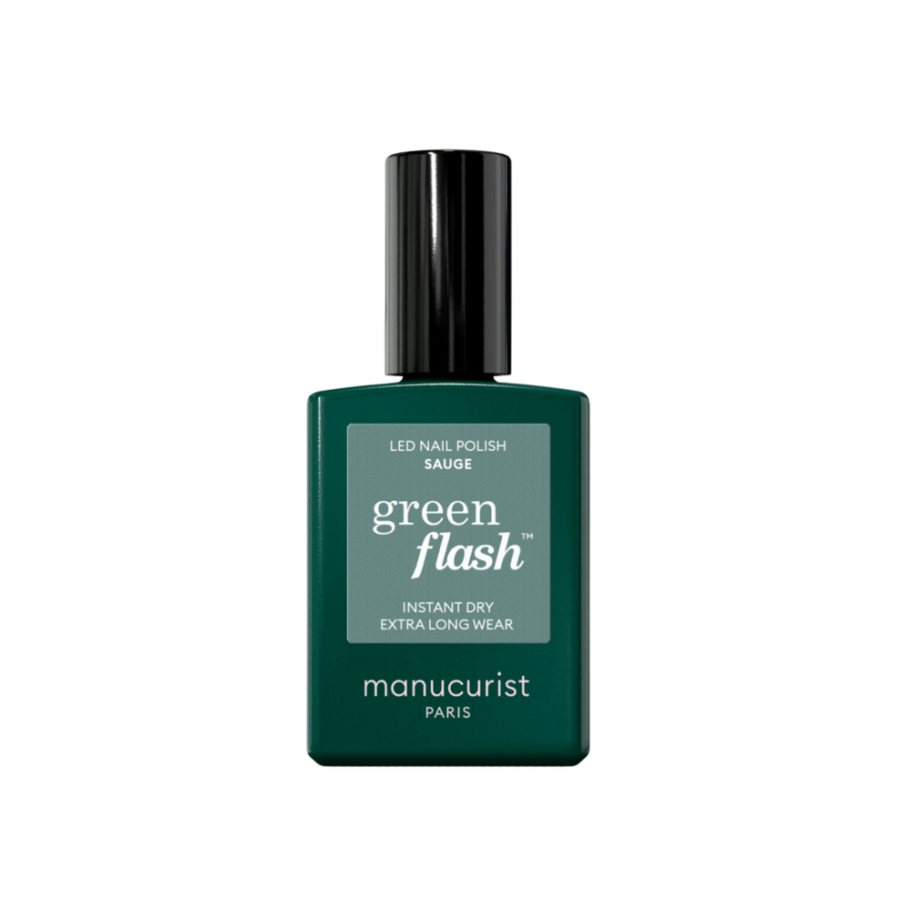 Manucurist Green Flash Led Gel Polish - Sauge In Green