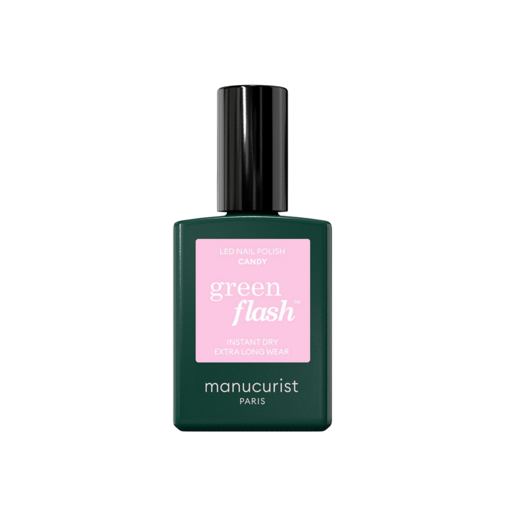 Manucurist Green Flash Led Gel Polish - Candy In Pink