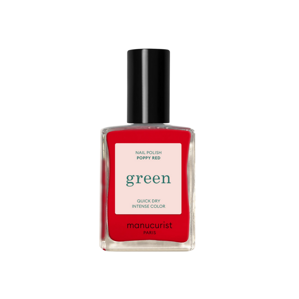 Manucurist Green Nail Polish - Poppy Red In Red