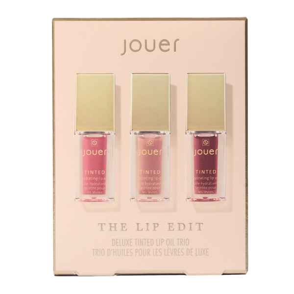 Jouer Cosmetics The Lip Edit Deluxe Tinted Lip Oil Trio #3