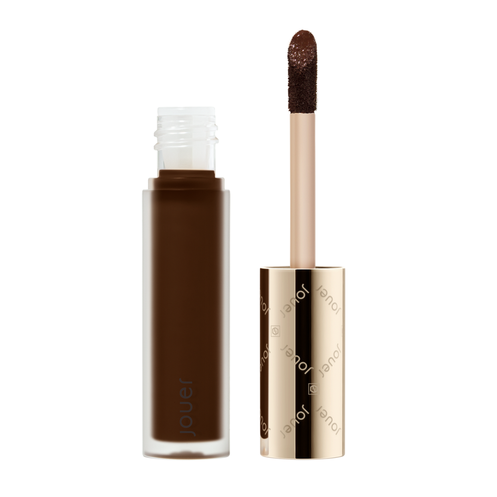 Jouer Cosmetics Essential High Coverage Liquid Concealer - Ebony In Black