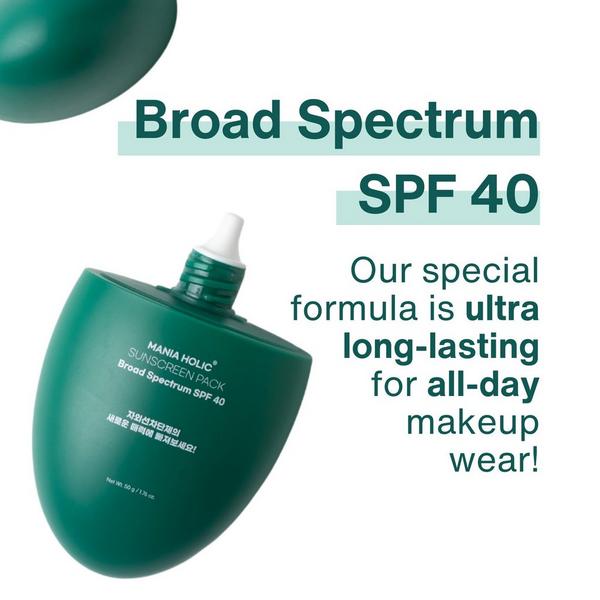 Mania Holic Sunscreen Pack Broad Spectrum SPF 40 #3