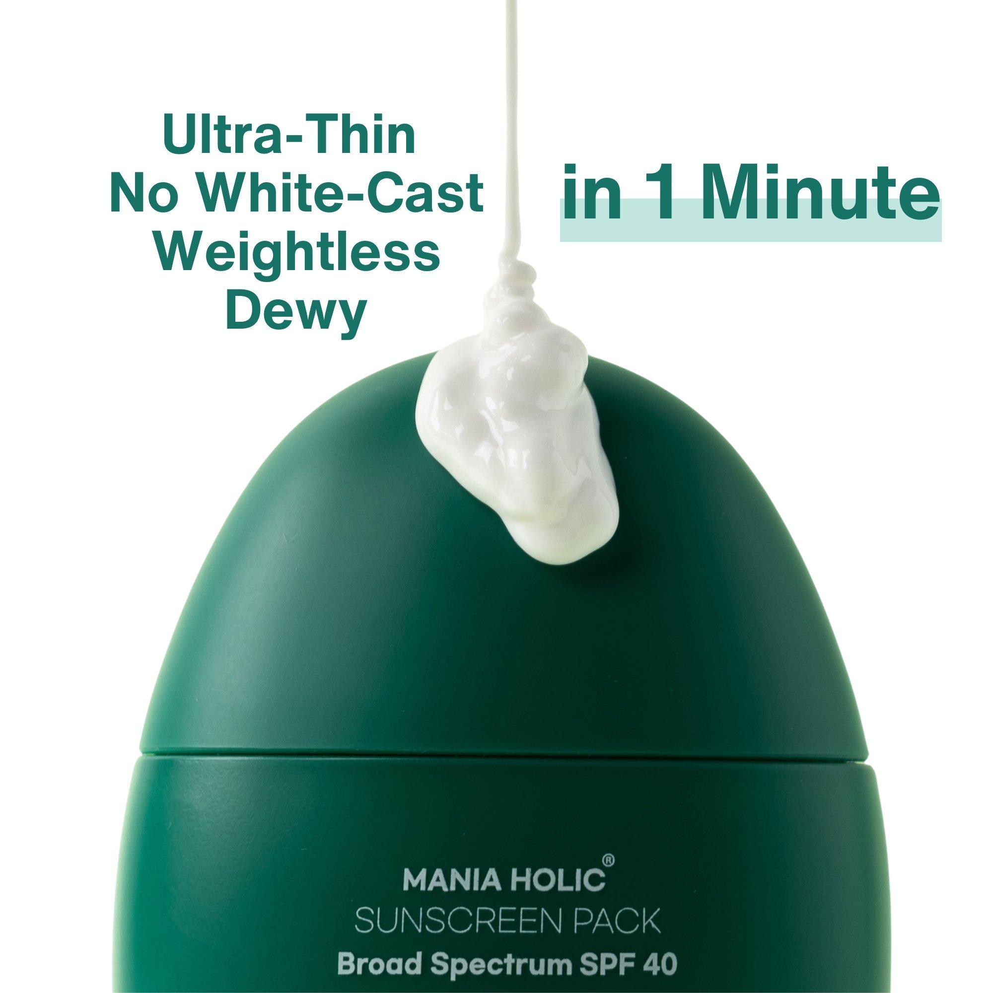 Mania Holic Sunscreen Pack Broad Spectrum SPF 40 — фото 8
