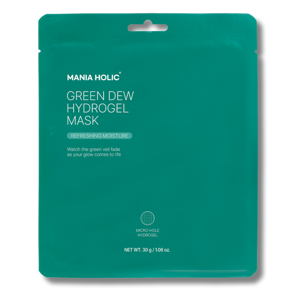 Mania Holic Green Dew Hydrogel Mask with CICA & Green Tea #1
