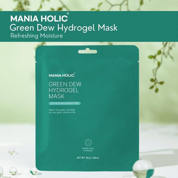 Mania Holic Green Dew Hydrogel Mask with CICA & Green Tea #2