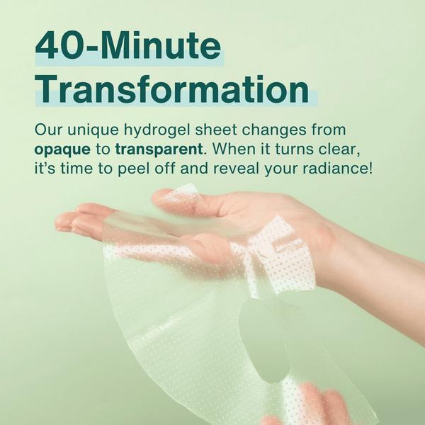 Mania Holic Green Dew Hydrogel Mask with CICA & Green Tea #4