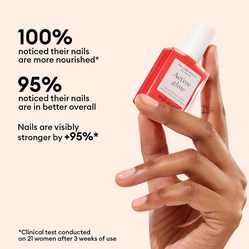 Manucurist - Cranberry Active Glow Nail Polish for a Gloss finish