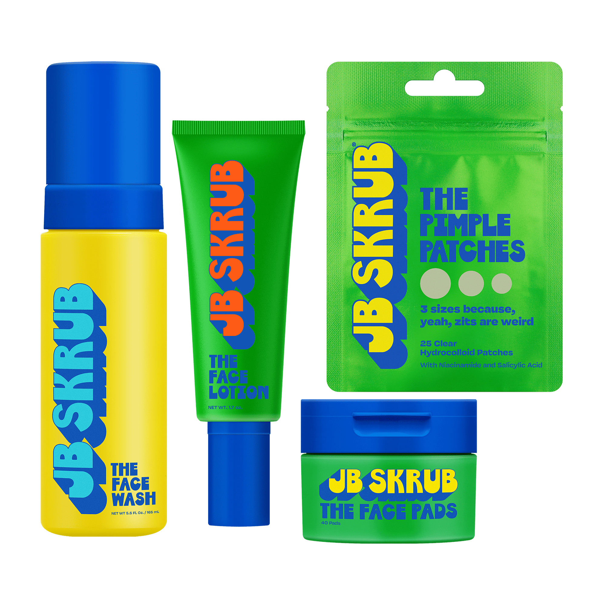JB Skrub Essential Face Care Set for Tweens and Teens #1