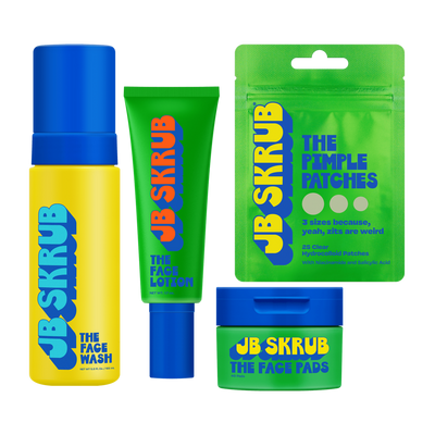 JB Skrub Essential Face Care Set for Tweens and Teens