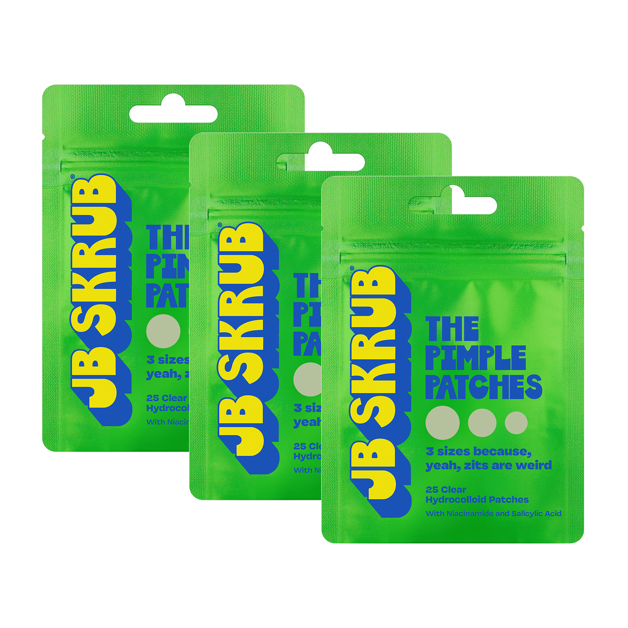 JB Skrub Clear Pimple Patches Set for Tweens and Teens #1