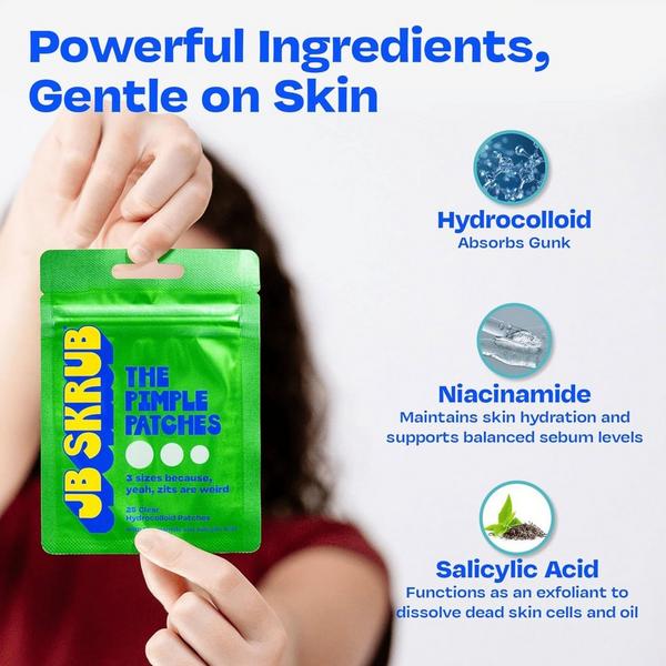 JB Skrub Clear Pimple Patches Set for Tweens and Teens #4