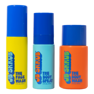 JB Skrub Travel-Size Face & Body Set for Tweens and Teens