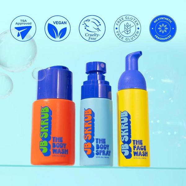 JB Skrub Travel-Size Face & Body Set for Tweens and Teens #2