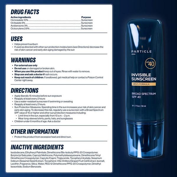 Particle for Men Particle Invisible Sunscreen™ For Men #4