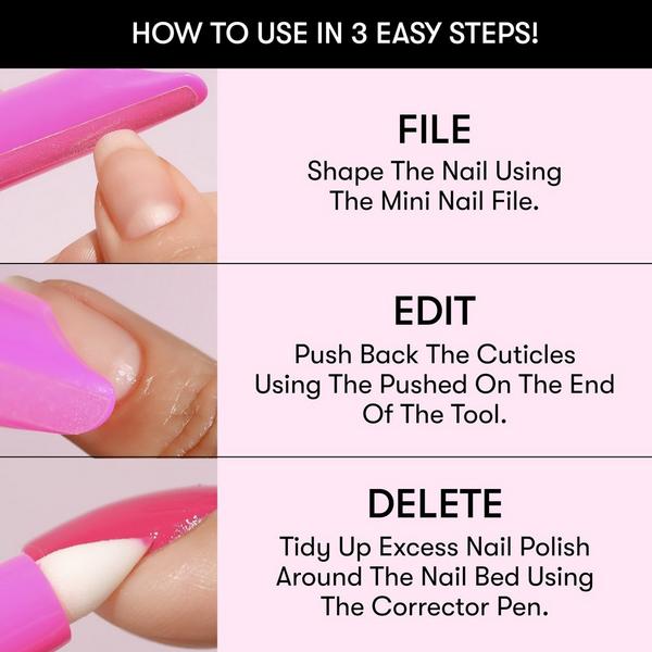 Nails Inc. File, Edit, Delete 3-in-1 Corrector Pen #8