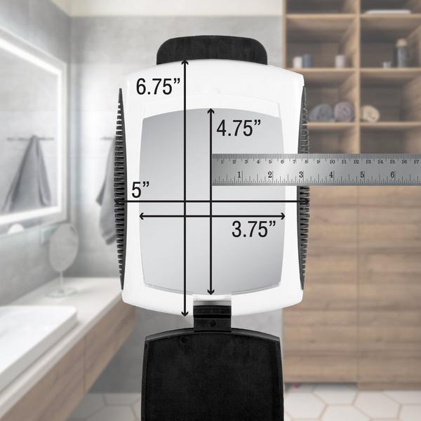 Zadro Travel Fogless Shower Mirror with Accessory Tray #4