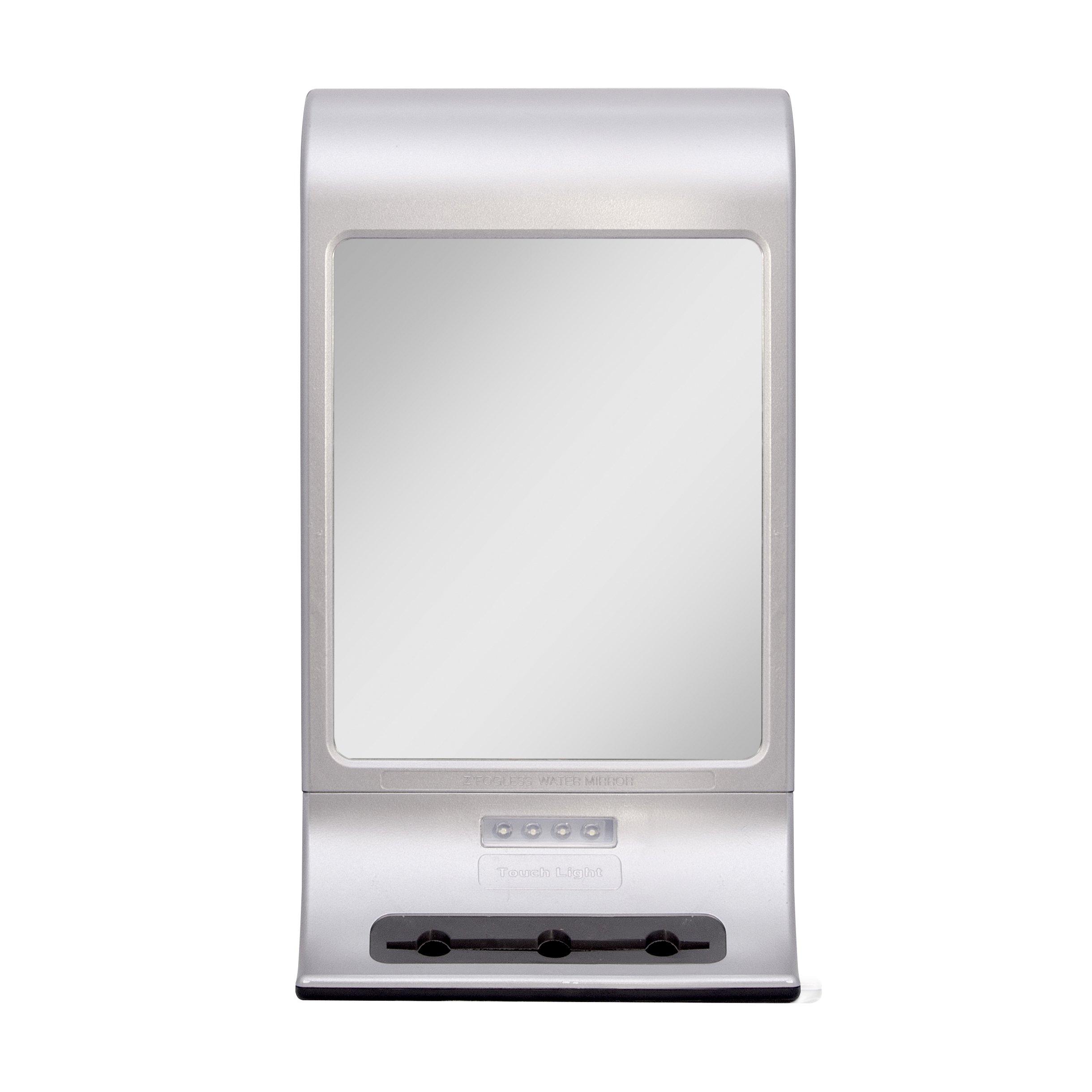 Zadro LED Lighted Fogless Shower Mirror with Suction Cup & Holder #1