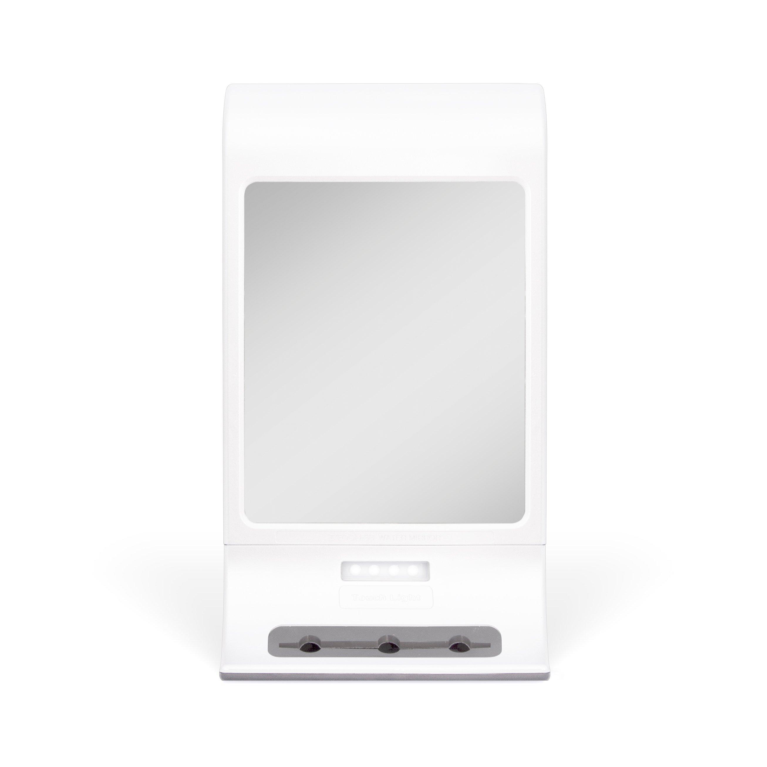 Zadro LED Lighted Fogless Shower Mirror with Suction Cup & Holder #1